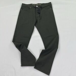Vintage Genes Black Jeans Mens 34x30 Green Slim Fit Denim NWT
